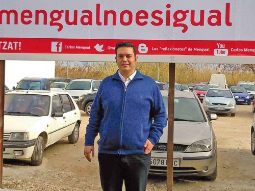 Carlos Mengual, candidato a la alcaldía de Oliva por el PSOE
