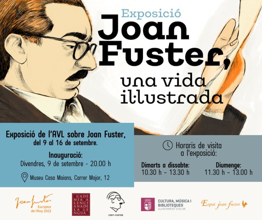 Exposición de Joan Fuster en Oliva