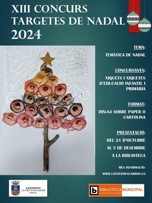 XIII Concurso de Tarjetas Navideñas 2024 Font d'en Carròs