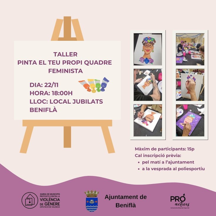 Arte y Feminismo: Taller de Pintura en Beniflà