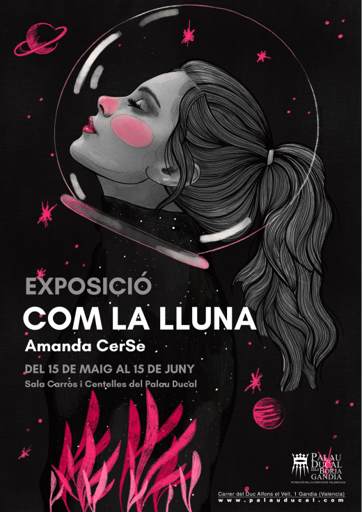 Amanda Cerse presenta "Com la Lluna" en el Palau Ducal de Gandia