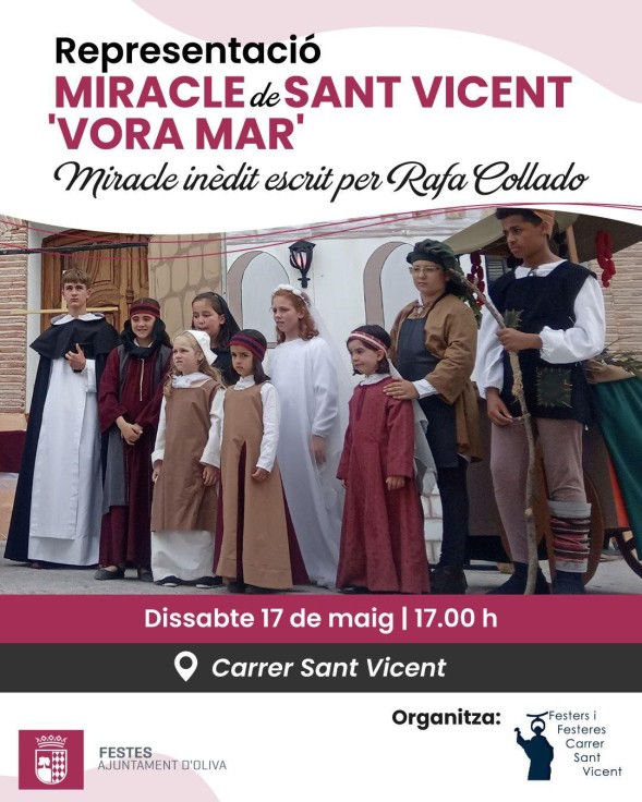 Los milagros de Sant Vicent vuelven a la calle Sant Vicent de Oliva