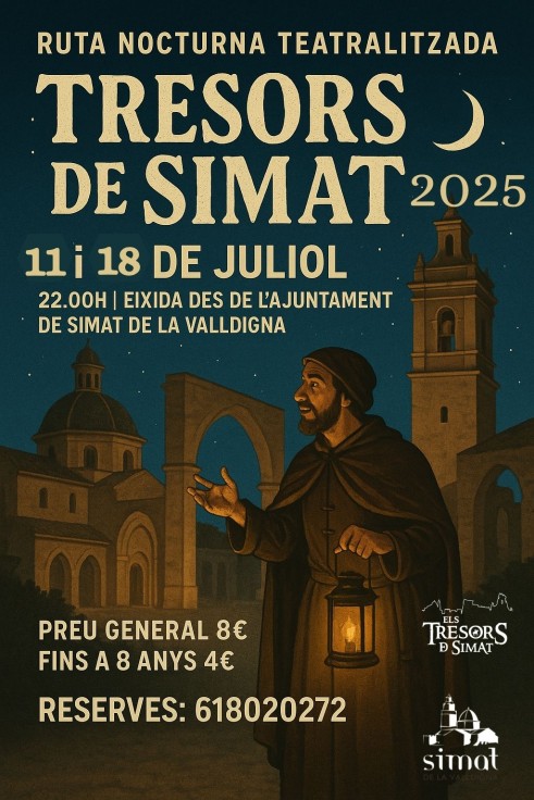 “Els Tresors de Simat” vuelve a iluminar las noches de julio