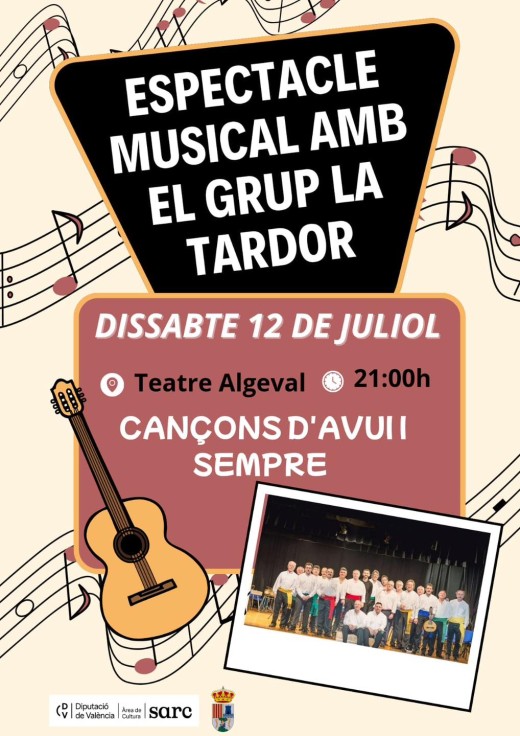 La Tardor llena de música el Teatro Algeval de Barx