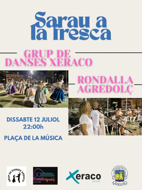 Noches de música y tradición en Xeraco, conciertos al aire libre