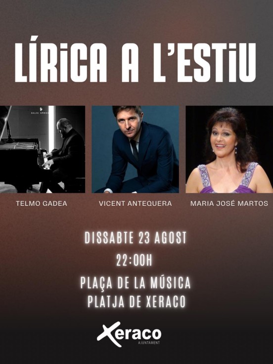 Lírica en Verano: Concierto bajo las estrellas en Xeraco