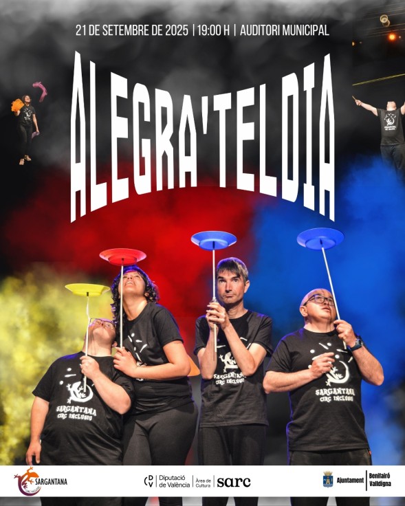 Alegra’teldia llega a Benifairó con humor, arte y mucha energía