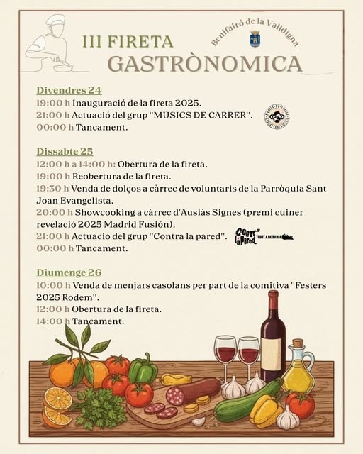 III Fireta Gastronómica de Benifairó de la Valldigna