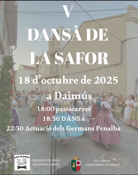Daimús baila al ritmo de la tradición con la V Dansà de la Safor
