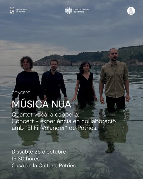 El Círculo de Cámara de Potries presenta “Don't come to me with romances” de Música Nua