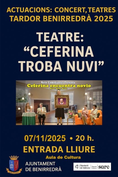 Risas de otoño en Benirredrà “Caferina encuentra novio”