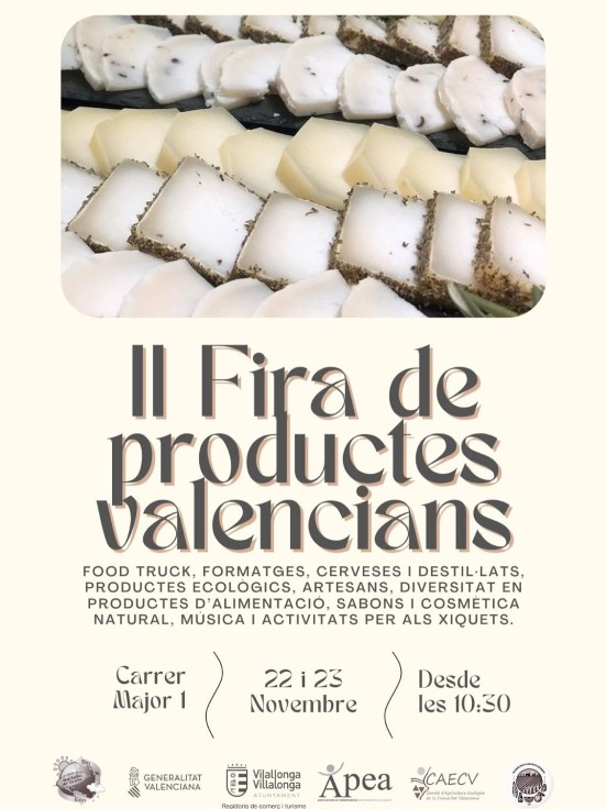 Vive la tardor en Vilallonga con la Gran Feria de Productos Valencianos