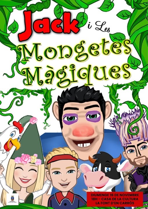 Teatro familiar en La Font d’en Carròs: “Jack y los Frijoles Mágicos”