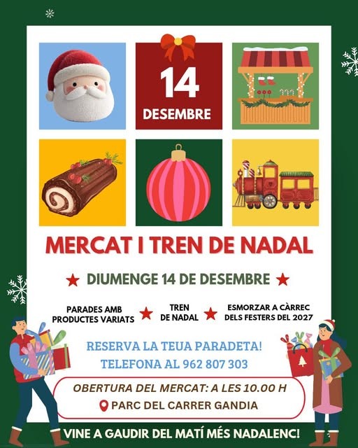 Barx se llena de magia con el Mercado y el Tren de Navidad
