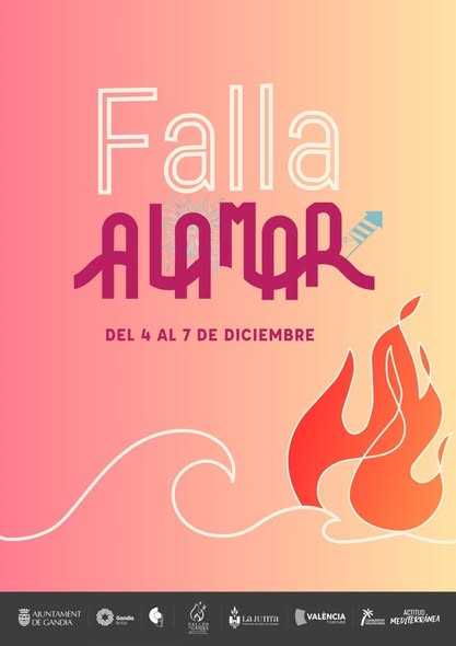 Gandia invita a vivir las Fallas frente al mar este diciembre