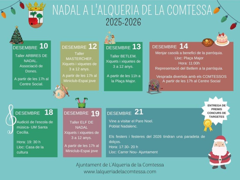 Vive la Navidad en L'Alqueria de la Comtessa