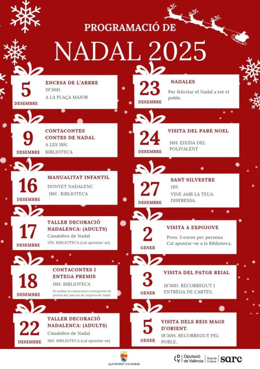 Almoines se Viste de Navidad