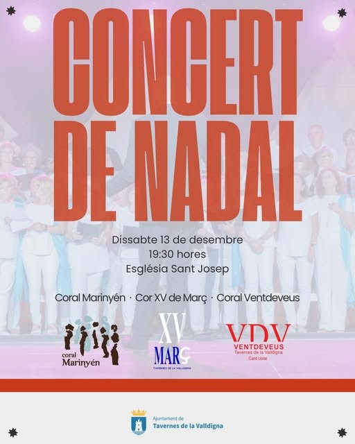 Concierto de Navidad 2025 en Tavernes de la Valldigna