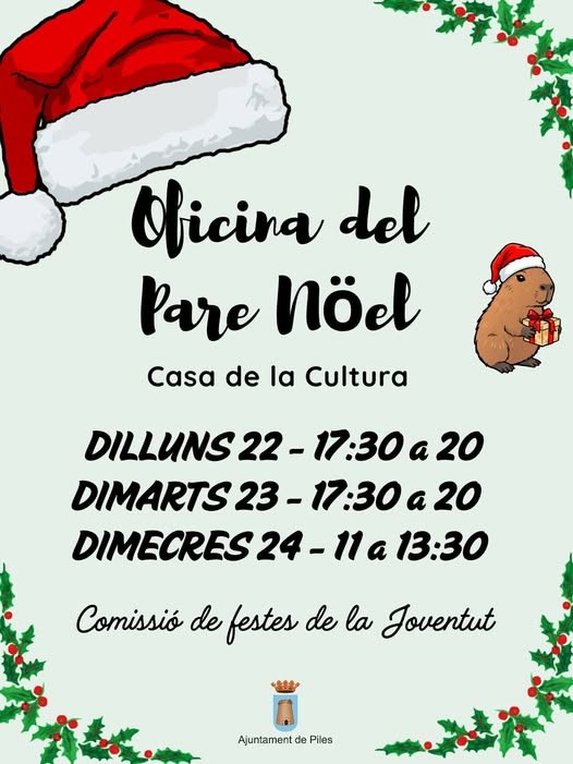 Llega la Oficina de Papá Noel a Piles