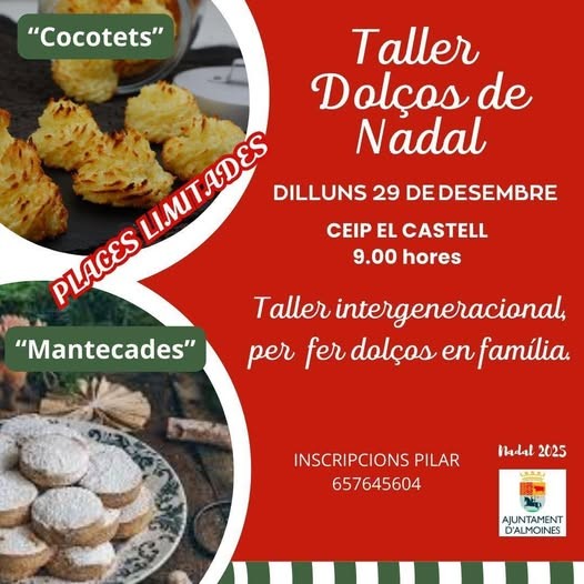 Almoines endulza la navidad en el CEIP El Castell