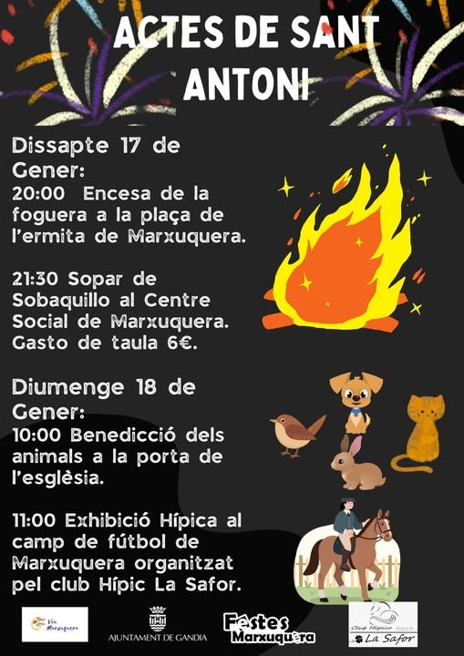 Sant Antoni llena de tradición Marxuquera