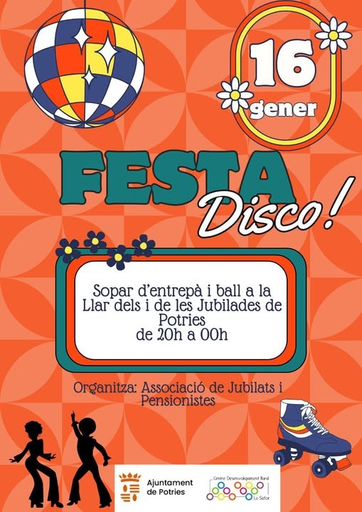 Noche de sopar d’entrepà i ball en Potries