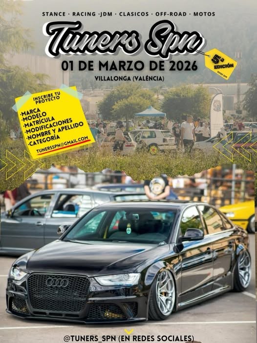 Villalonga se convierte en punto de encuentro para los amantes del motor con Tuners SPN