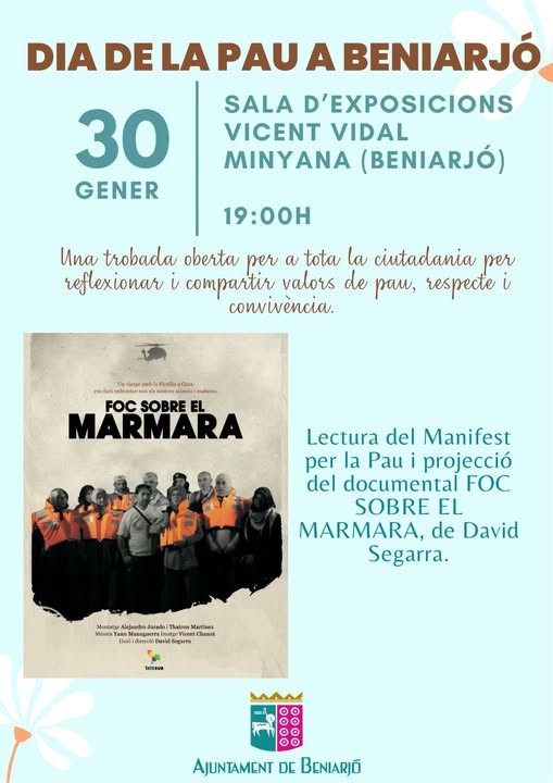 Beniarjó celebra el Día de la Paz