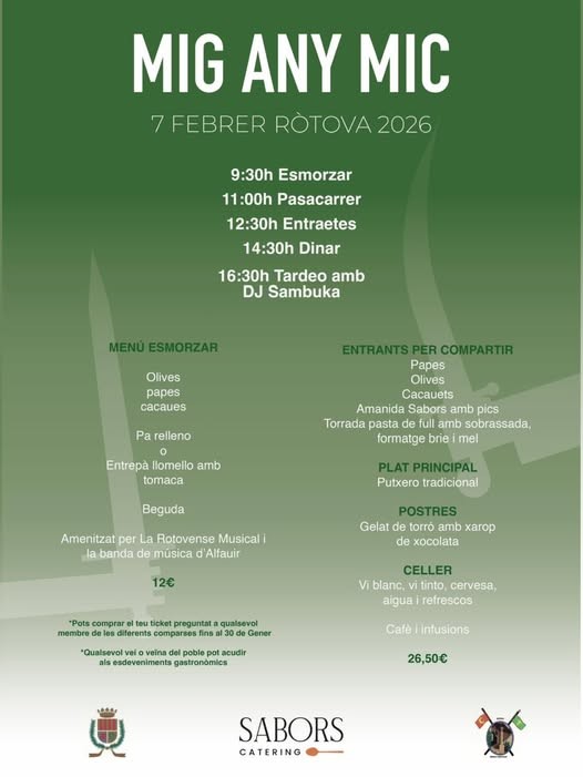 Ròtova celebra el Medio Año de Moros y Cristianos