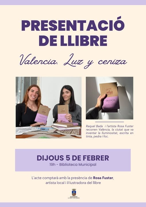 La Font d’en Carròs presenta una obra que une literatura y arte