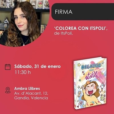 Gandia se llena de color con una firma de libros este sábado