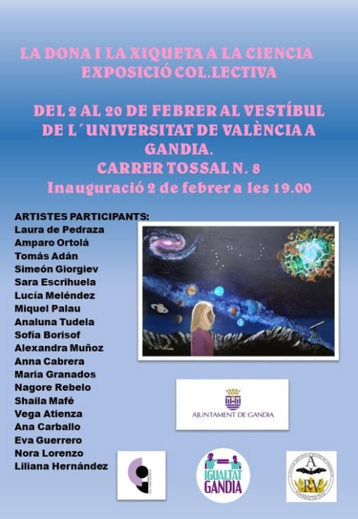 Gandia impulsa una exposición dedicada a las mujeres en la ciencia