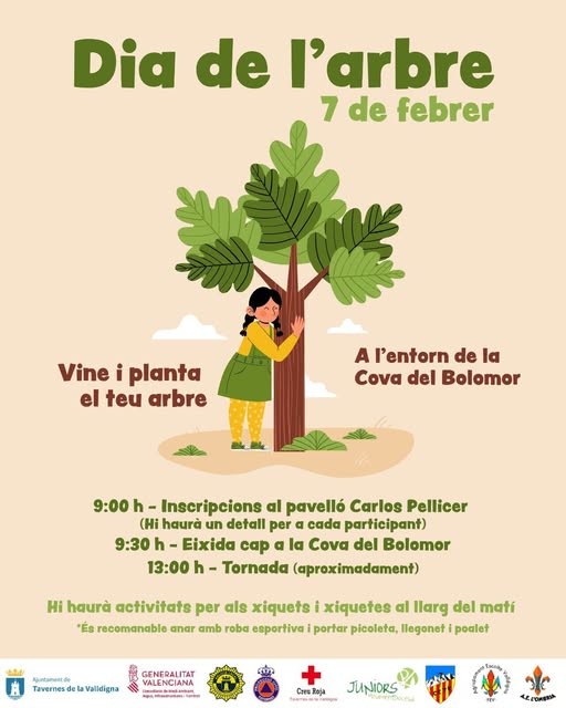 Tavernes de la Valldigna celebra el Día del Árbol con una jornada de repoblación