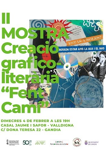 Gandia celebra la II Muestra Graficoliteraria “Fent Camí”