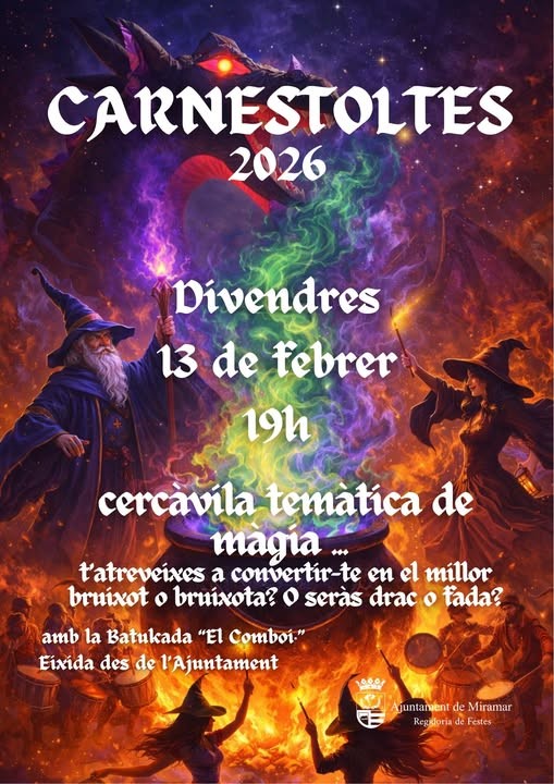 Miramar celebra el Carnaval con un pasacalle de magia y fantasía