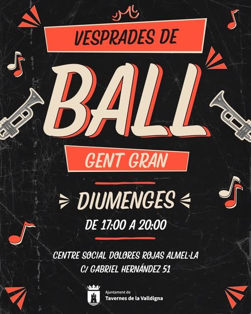 Tavernes de la Valldigna organiza tardes de baile para personas mayores