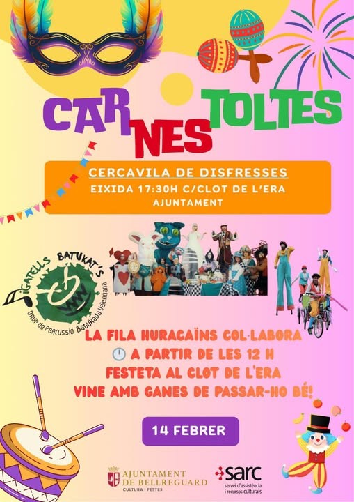 Carnestoltes en Bellreguard