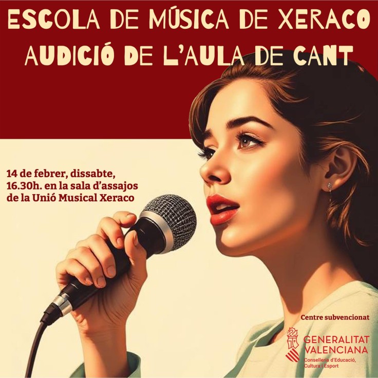 Xeraco celebra el Día de los Enamorados con la audición del aula de canto