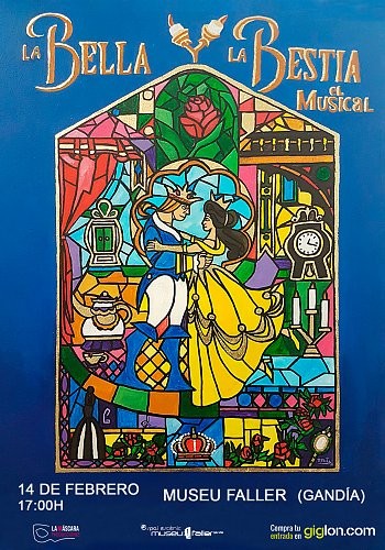 La Bella y la Bestia en el Museo Fallero de Gandia