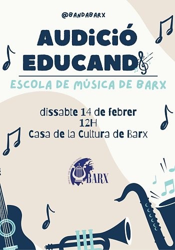 Barx celebra una audición educando en la Casa de la Cultura