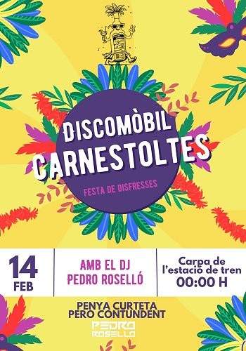 Xeraco celebra una discomóvil de Carnaval en el Parc de l’Estació