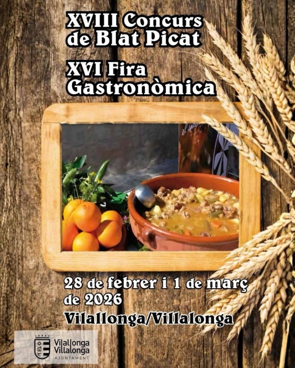 Villalonga celebra la XVI Feria Gastronómica y el XVIII Concurso de Blat Picat