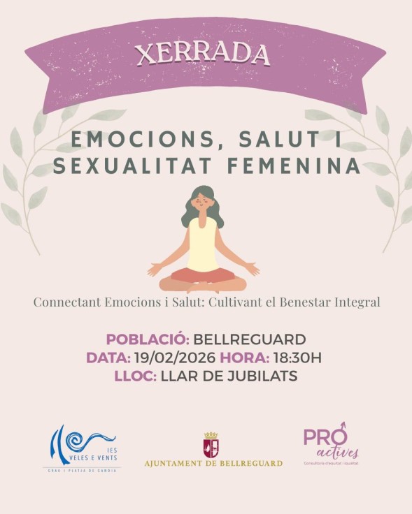 Bellreguard impulsa una charla sobre emociones, salud y sexualidad femenina