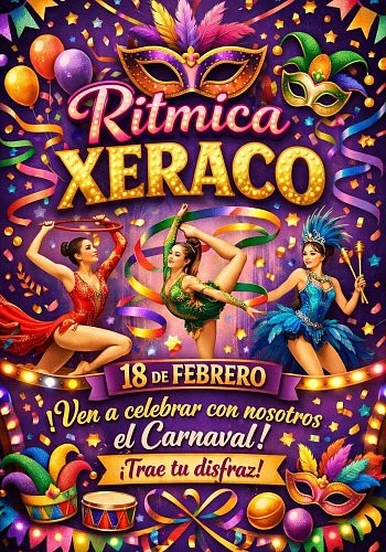 Xeraco celebra el Carnaval con la fiesta de Rítmica