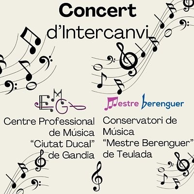 Gandia celebra un concierto de intercambio en el Teatro Serrano