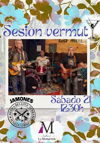 Sesión Vermut con jamones en los Jardines de la Marquesa
