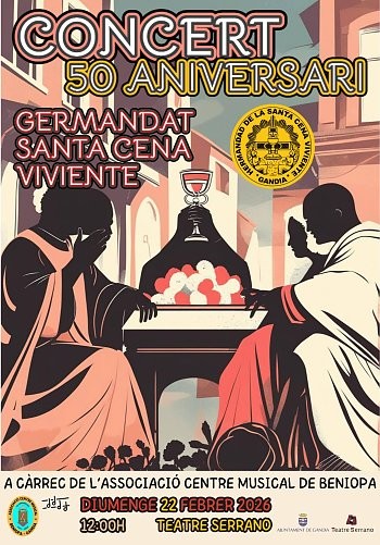 La Germandat Santa Cena Viviente celebra el 50 aniversario con un concierto especial