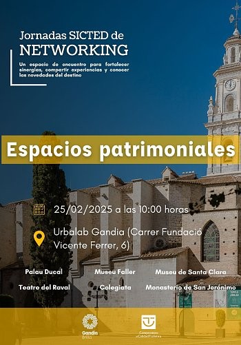 Gandia impulsa las jornadas SICTED de networking en espacios patrimoniales