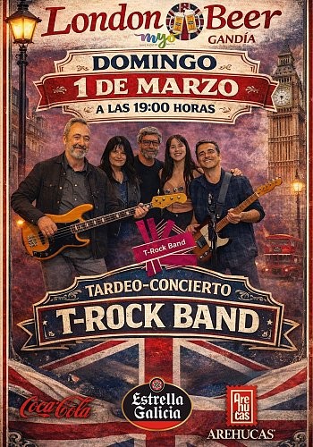 T-Rock Band en London Beer Gandia