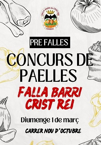 Concurso de paellas pre fallas